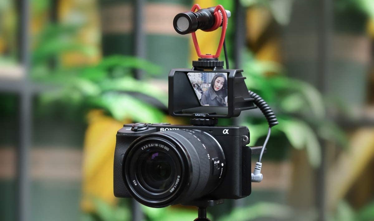 Selfie přední display do sáněk na kameru - zrcátko na display 10